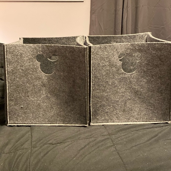 Disney Baby Mickey Mouse Die Cut Storage Organizer Set of Two - Picture 1 of 10